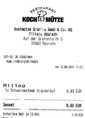 opdi Hffner Kochmtze Restaurant